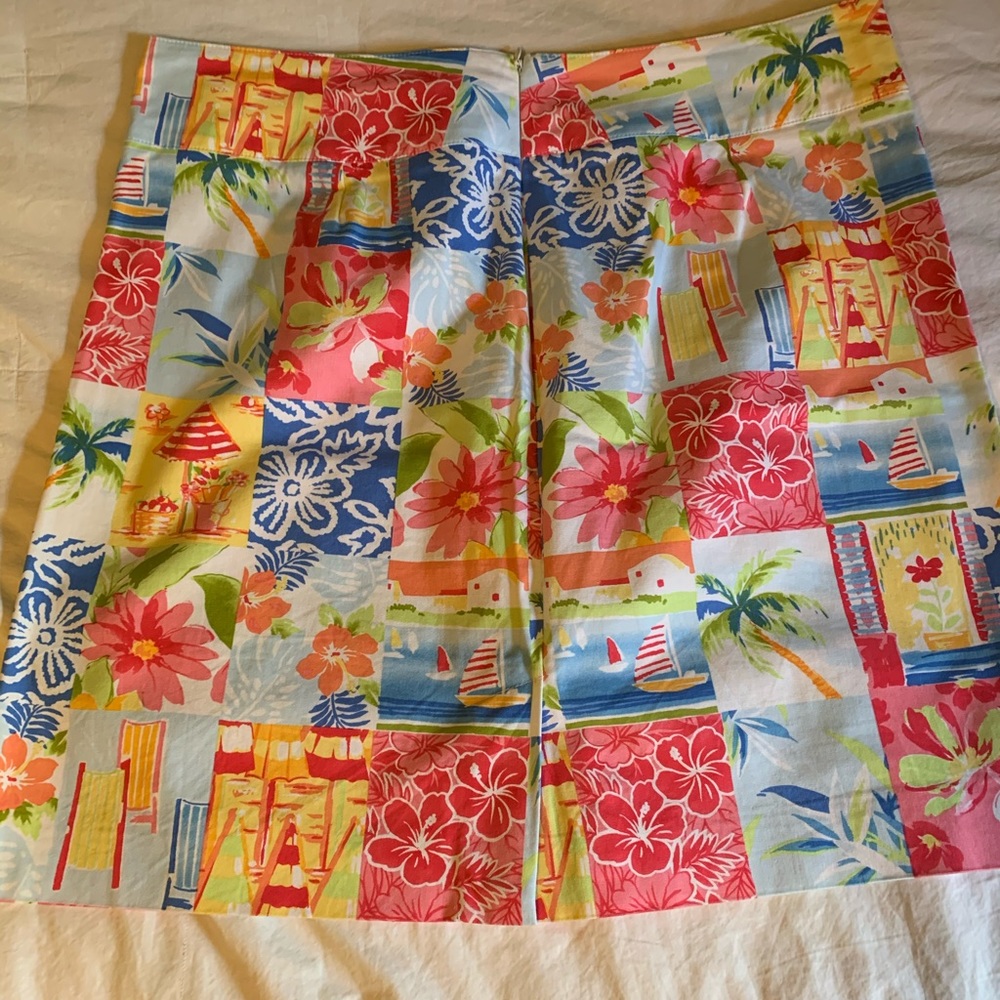 Talbots Print skirt